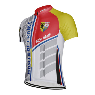 Customized Hauts de France Men's Cycling Jersey Short Sleeve