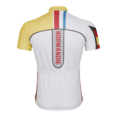 Customized Normandie Men's Cycling Jersey Short Sleeve