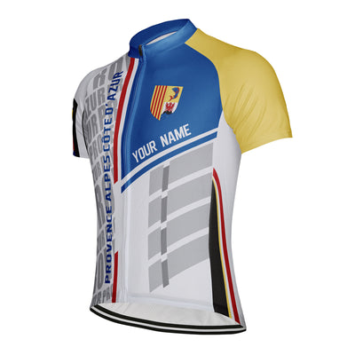 Customized Provence Alpes Côte D'azur Men's Cycling Jersey Short Sleeve