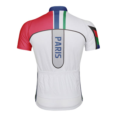 Customized Paris Men's Cycling Jersey Short Sleeve