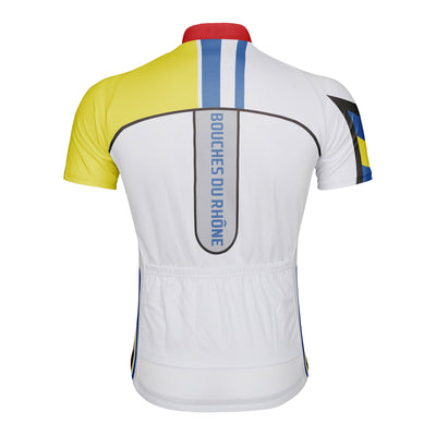Customized Bouches Du Rhône Men's Cycling Jersey Short Sleeve