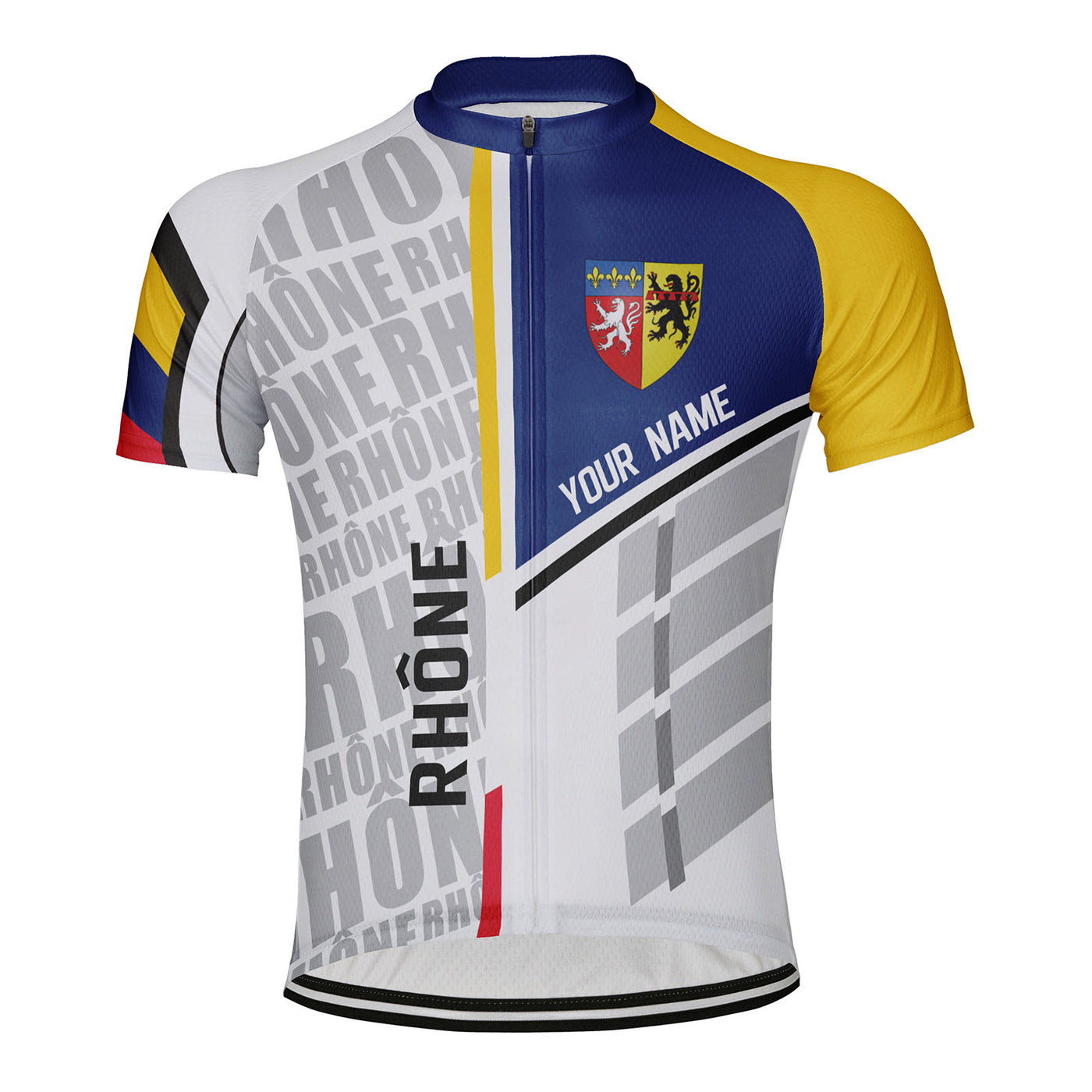 Customized Rhône Men's Cycling Jersey Short Sleeve