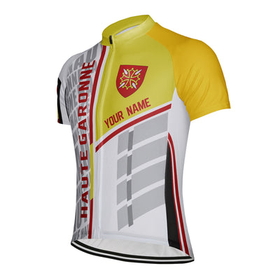 Customized Haute Garonne Men's Cycling Jersey Short Sleeve