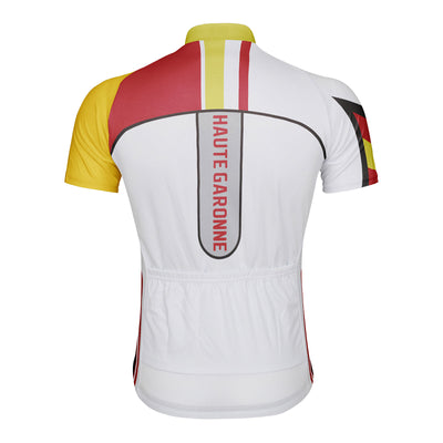 Customized Haute Garonne Men's Cycling Jersey Short Sleeve