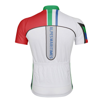 Customized Alpes Maritimes Men's Cycling Jersey Short Sleeve