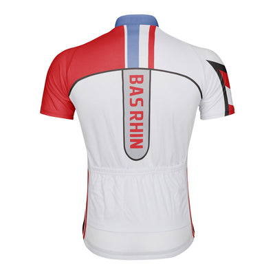 Customized Bas Rhin Men's Cycling Jersey Short Sleeve
