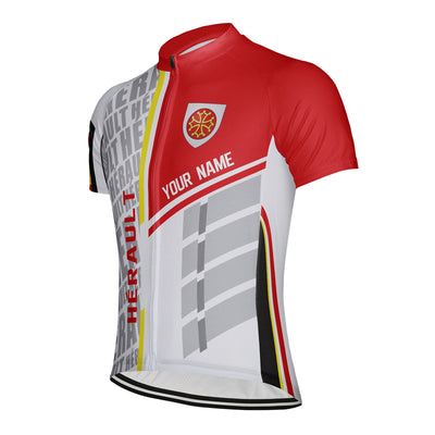 Customized Hérault Men's Cycling Jersey Short Sleeve