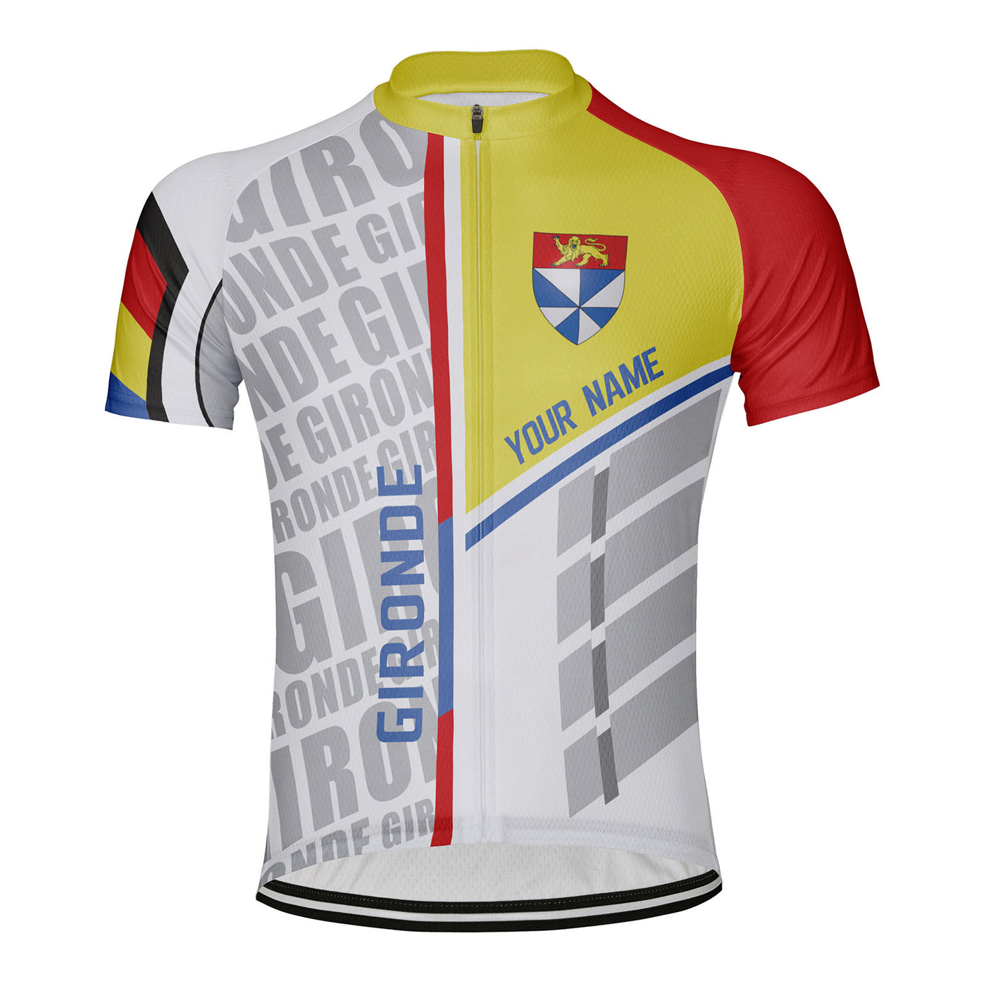 Customized Gironde Men's Cycling Jersey Short Sleeve