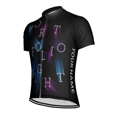 Customized Portfolionight Men's Cycling Jersey Short Sleeve