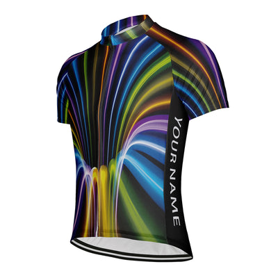 Customized Creative and Colorful Men's Cycling Jersey Short Sleeve