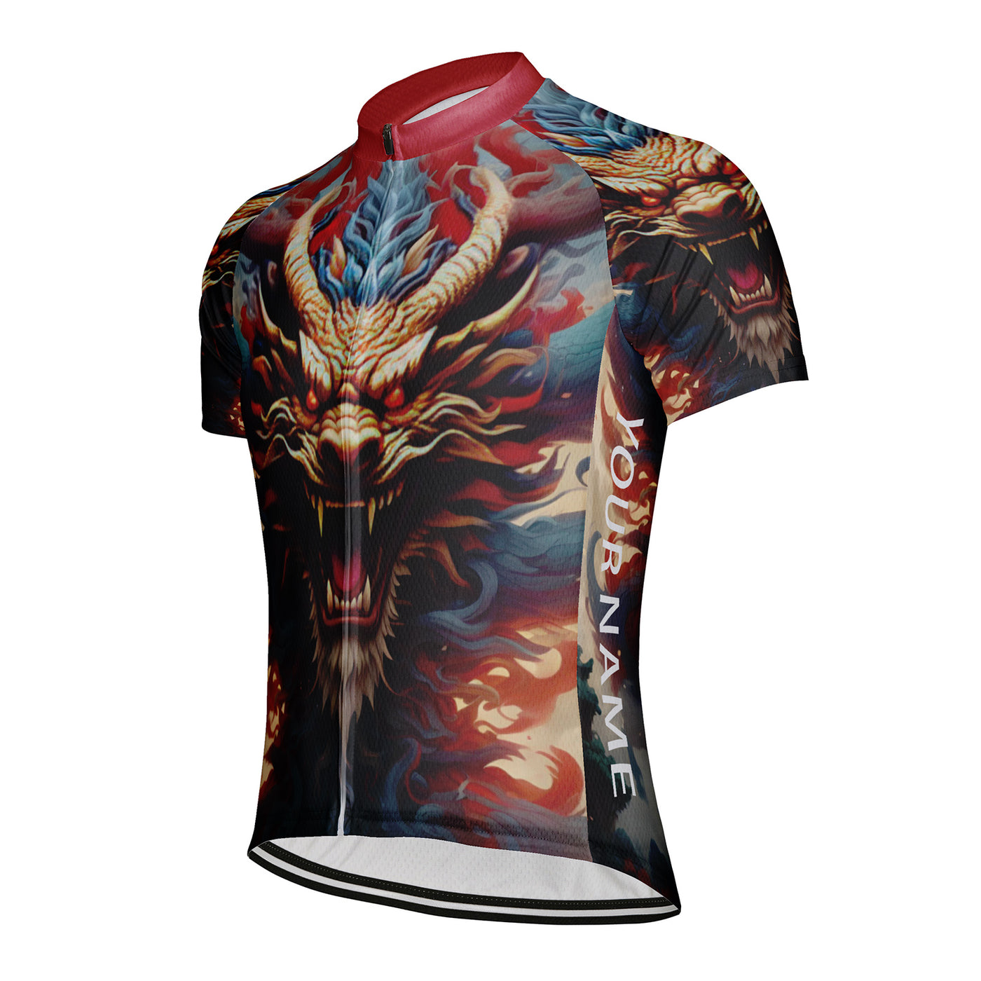 Customized Dragon Men's Cycling Jersey Short Sleeve