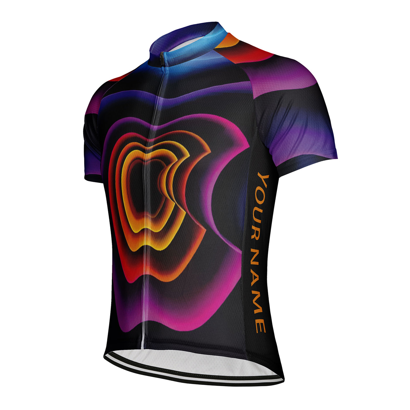 Customized Apple Men's Cycling Jersey Short Sleeve