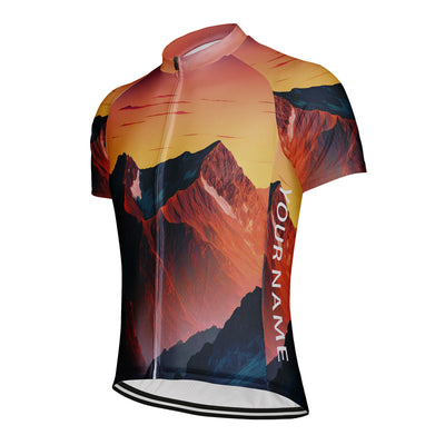 Customized Volcano Men's Cycling Jersey Short Sleeve