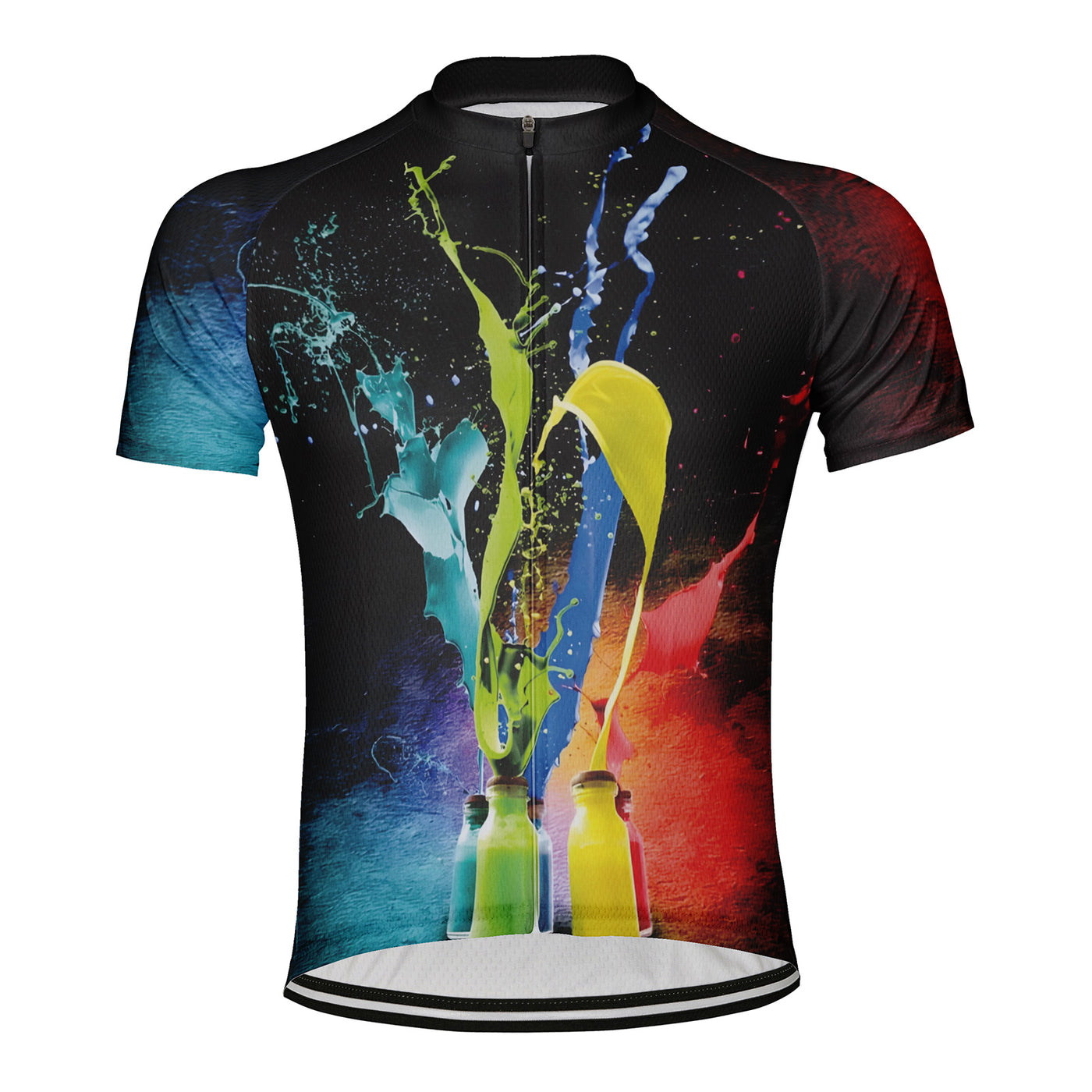 Customized Color Ink Men's Cycling Jersey Short Sleeve