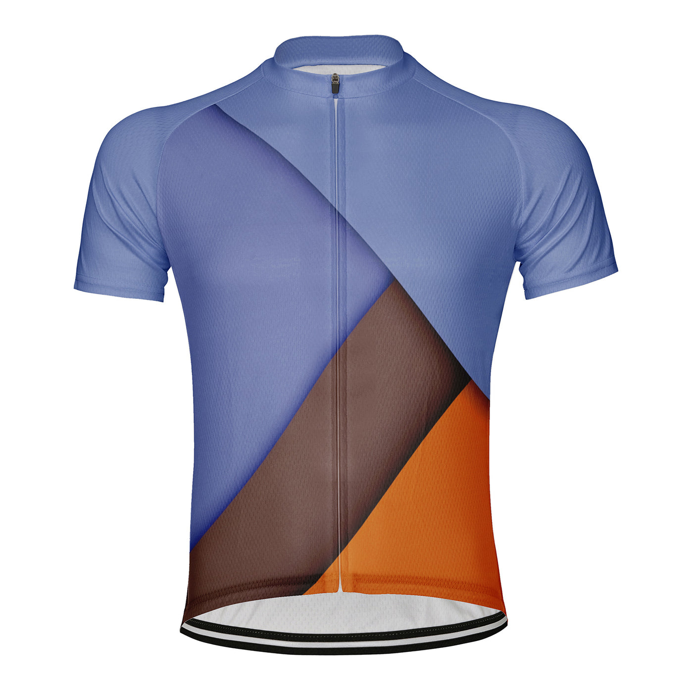 Customized Color Blocking Men's Cycling Jersey Short Sleeve