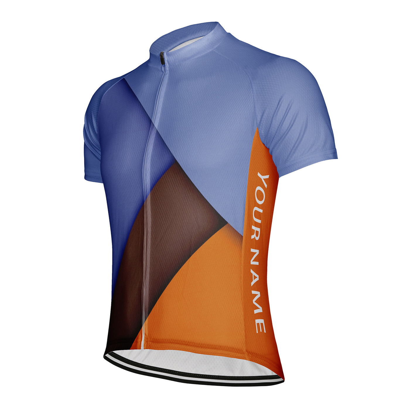 Customized Color Blocking Men's Cycling Jersey Short Sleeve