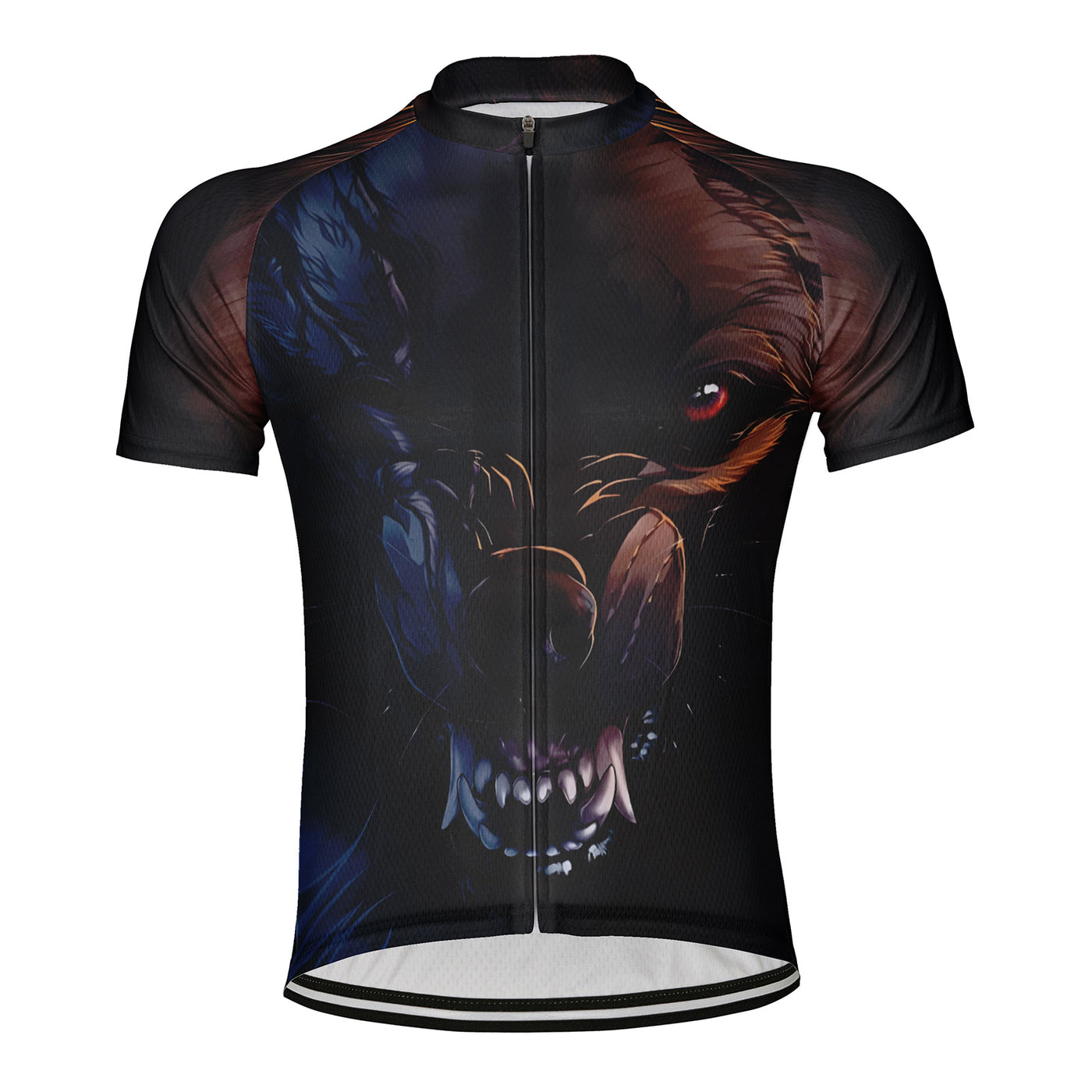 Customized Wolf Men's Cycling Jersey Short Sleeve