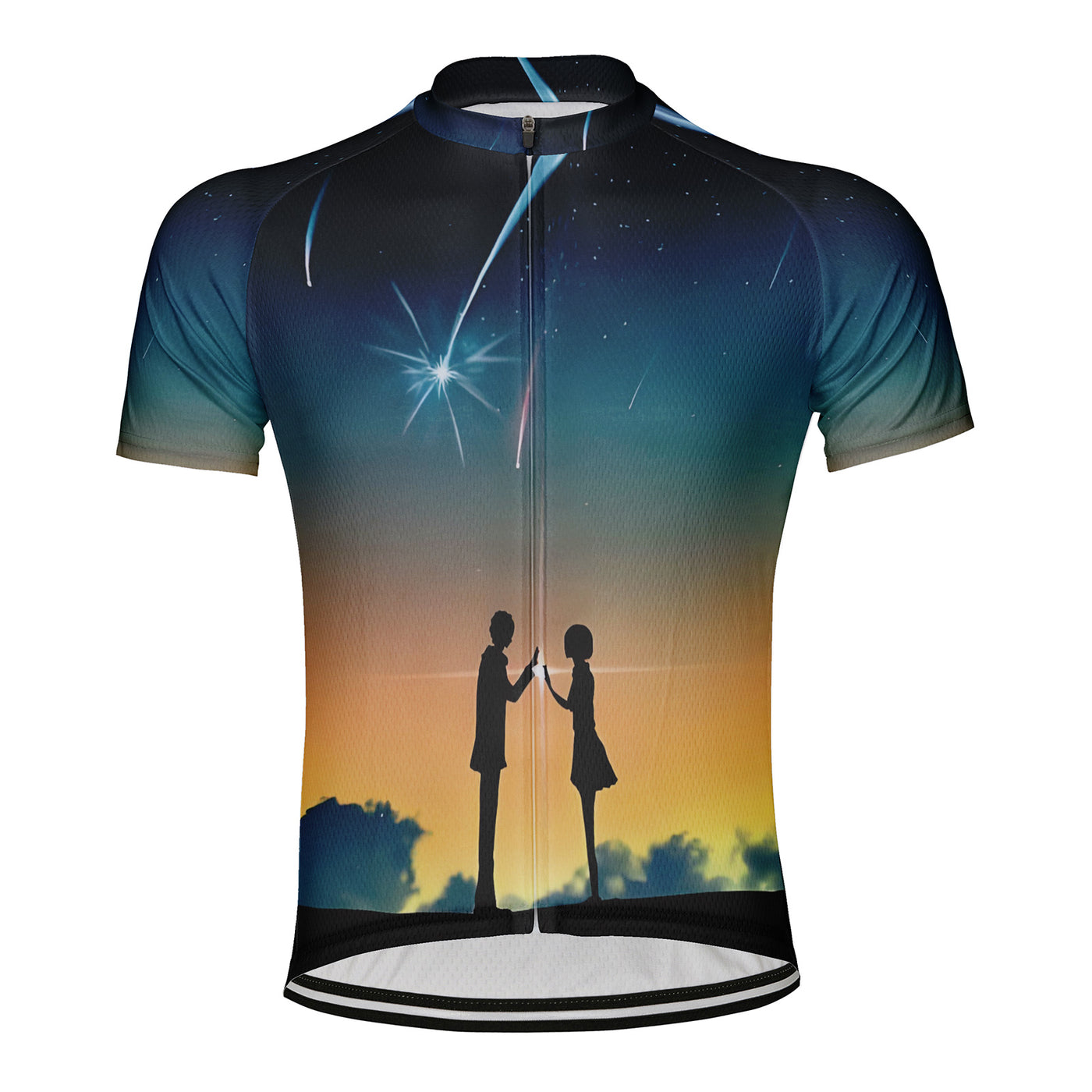 Customized Meteor Men's Cycling Jersey Short Sleeve