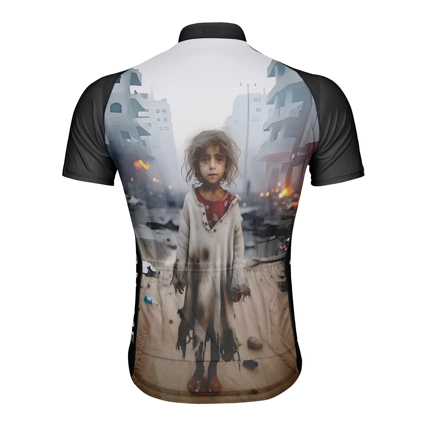 Customized Gaza Child Refugees Men's Cycling Jersey Short Sleeve