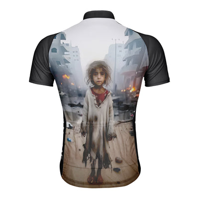 Customized Gaza Child Refugees Men's Cycling Jersey Short Sleeve