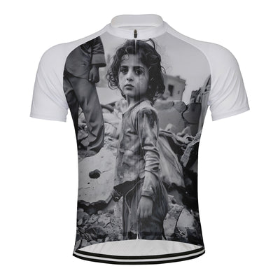 Customized Gaza Child Refugees Men's Cycling Jersey Short Sleeve