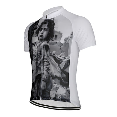 Customized Gaza Child Refugees Men's Cycling Jersey Short Sleeve