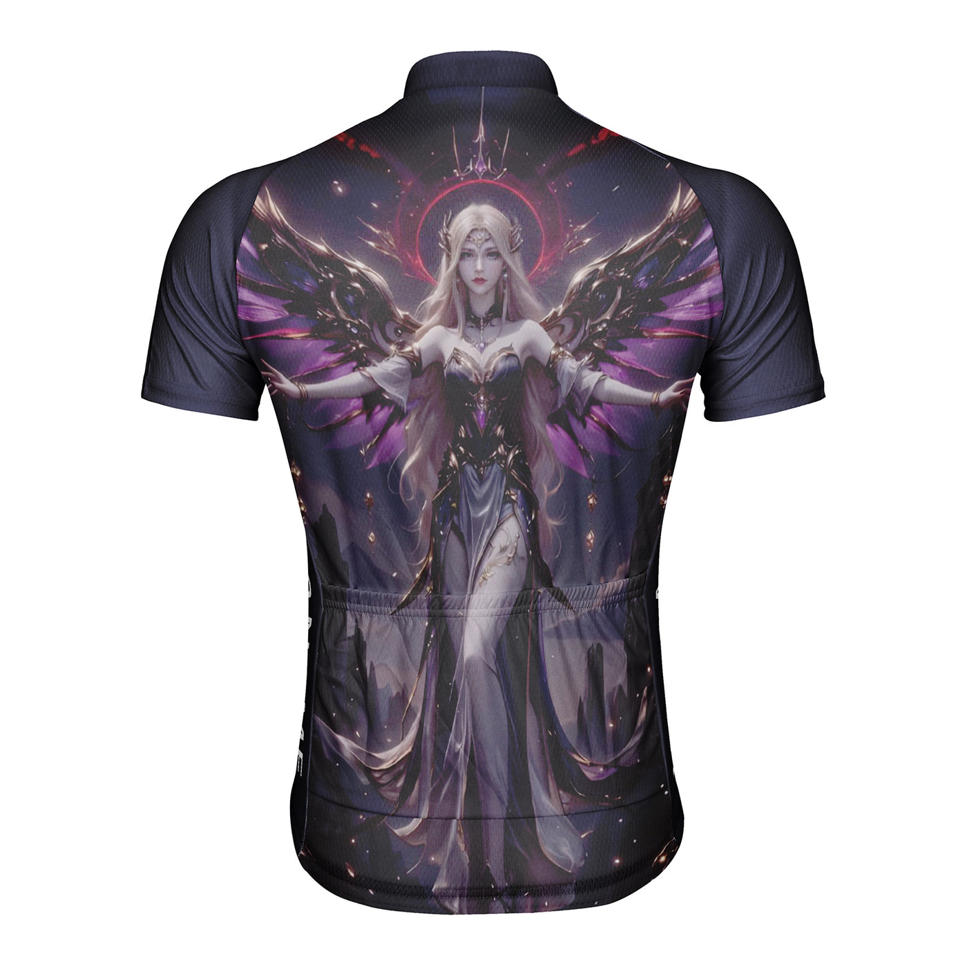 Customized Dark Devil Angel Men's Cycling Jersey Short Sleeve