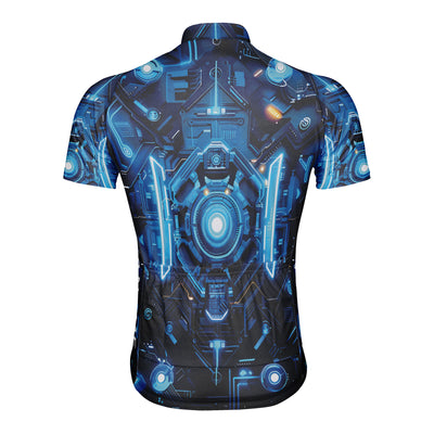 Customized Chip Diagram Men's Cycling Jersey Short Sleeve