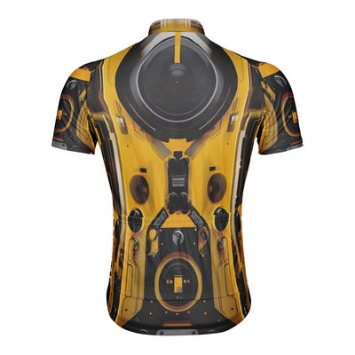 Customized Mecha Men's Cycling Jersey Short Sleeve