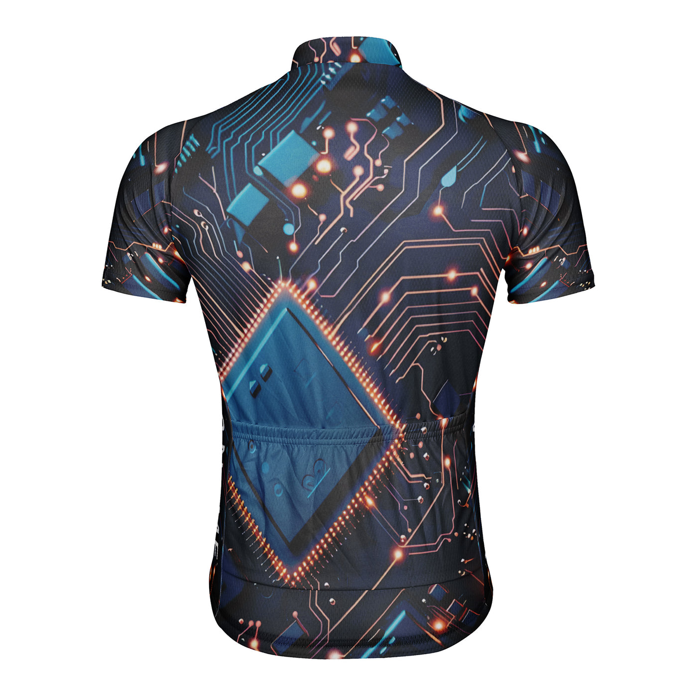Customized Circuit Board Men's Cycling Jersey Short Sleeve