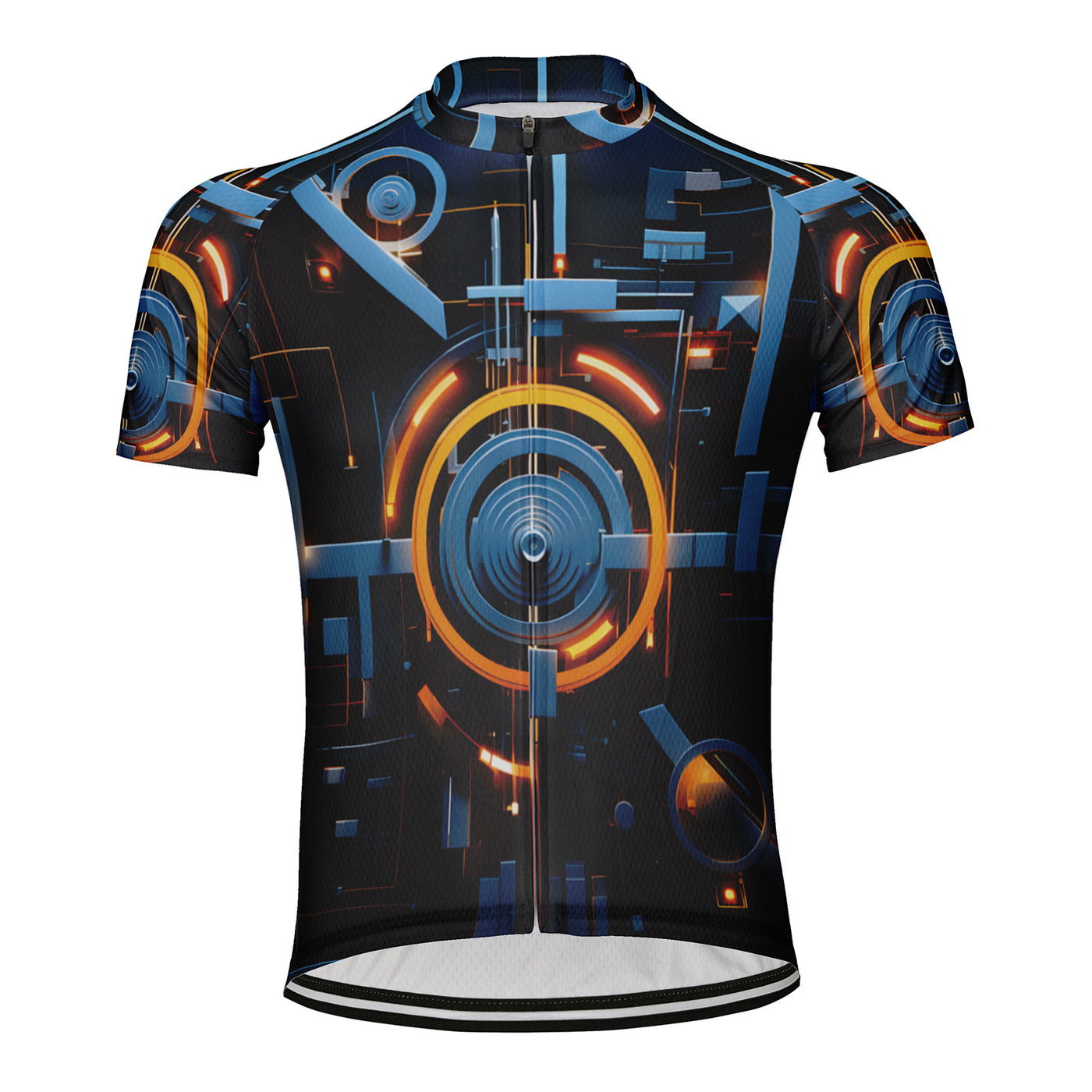 Customized Machine Diagram Men's Cycling Jersey Short Sleeve