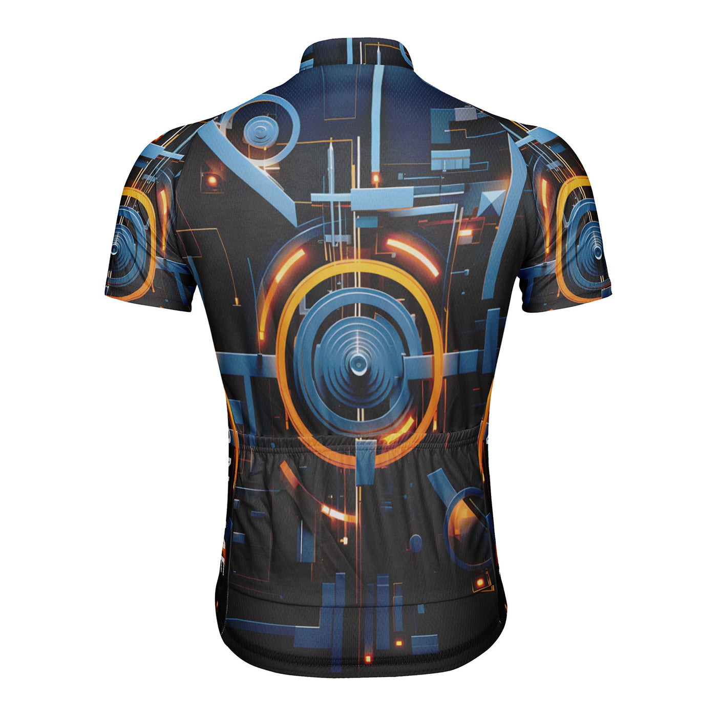 Customized Machine Diagram Men's Cycling Jersey Short Sleeve