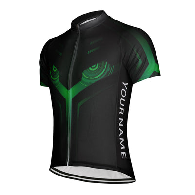 Customized Machine face Men's Cycling Jersey Short Sleeve