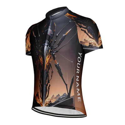Customized Spider Men's Cycling Jersey Short Sleeve