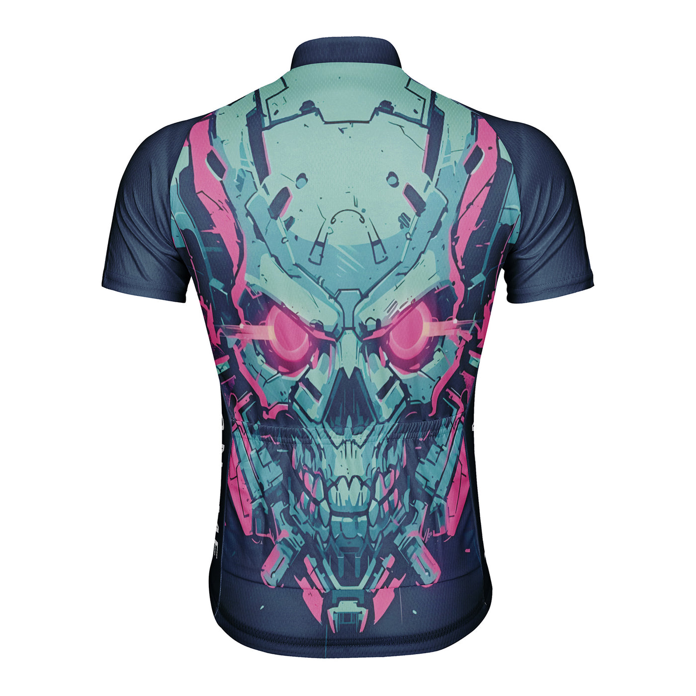 Customized Machine Skull Men's Cycling Jersey Short Sleeve