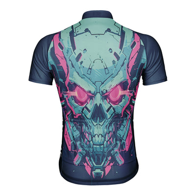 Customized Machine Skull Men's Cycling Jersey Short Sleeve