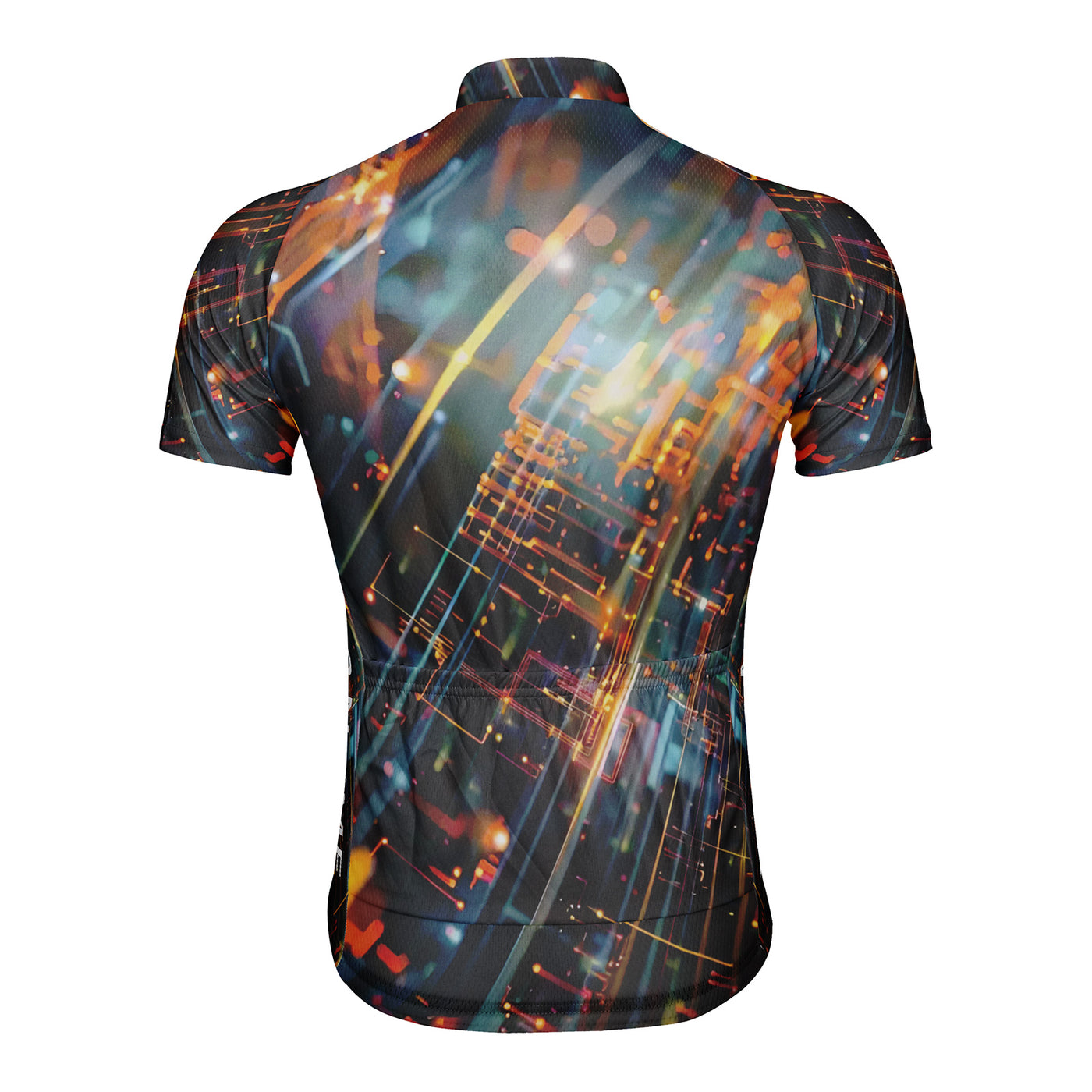 Customized Current Graph Men's Cycling Jersey Short Sleeve