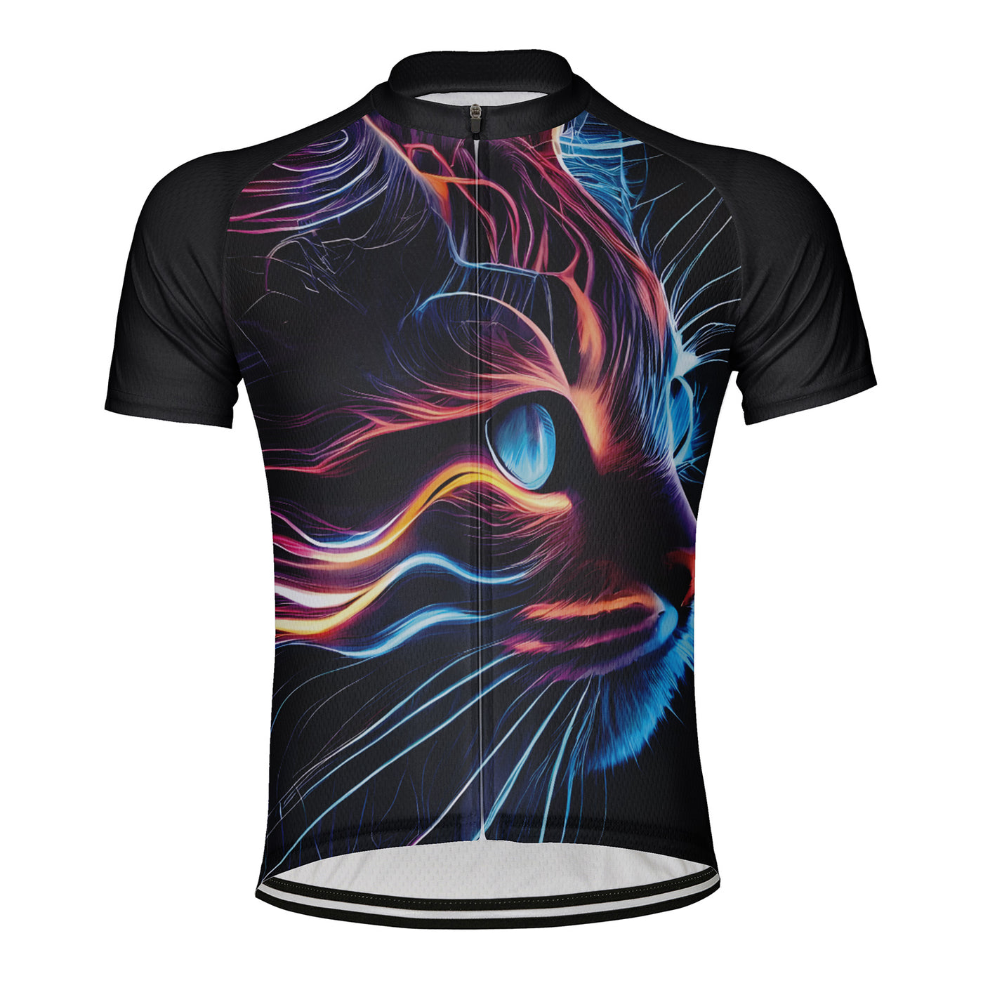 Customized Cat Men's Cycling Jersey Short Sleeve