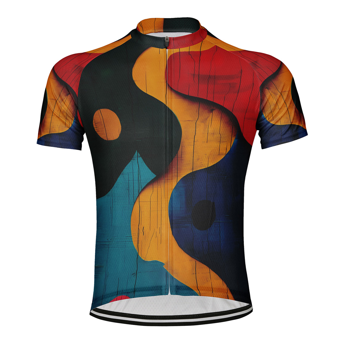 Customized Geometric figure Men's Cycling Jersey Short Sleeve