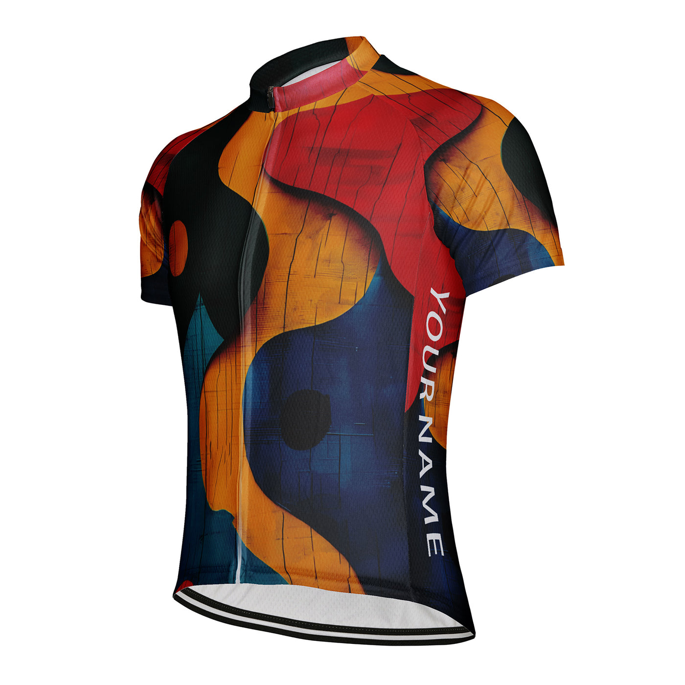 Customized Geometric figure Men's Cycling Jersey Short Sleeve