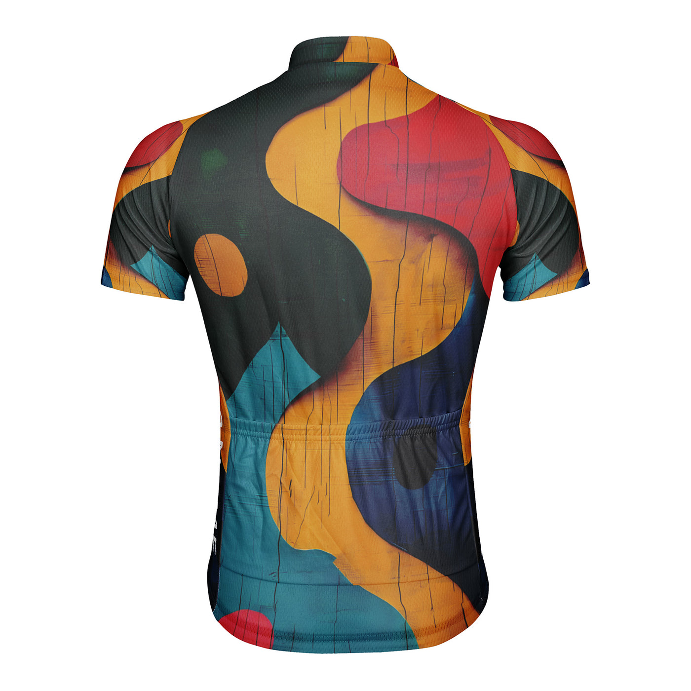 Customized Geometric figure Men's Cycling Jersey Short Sleeve