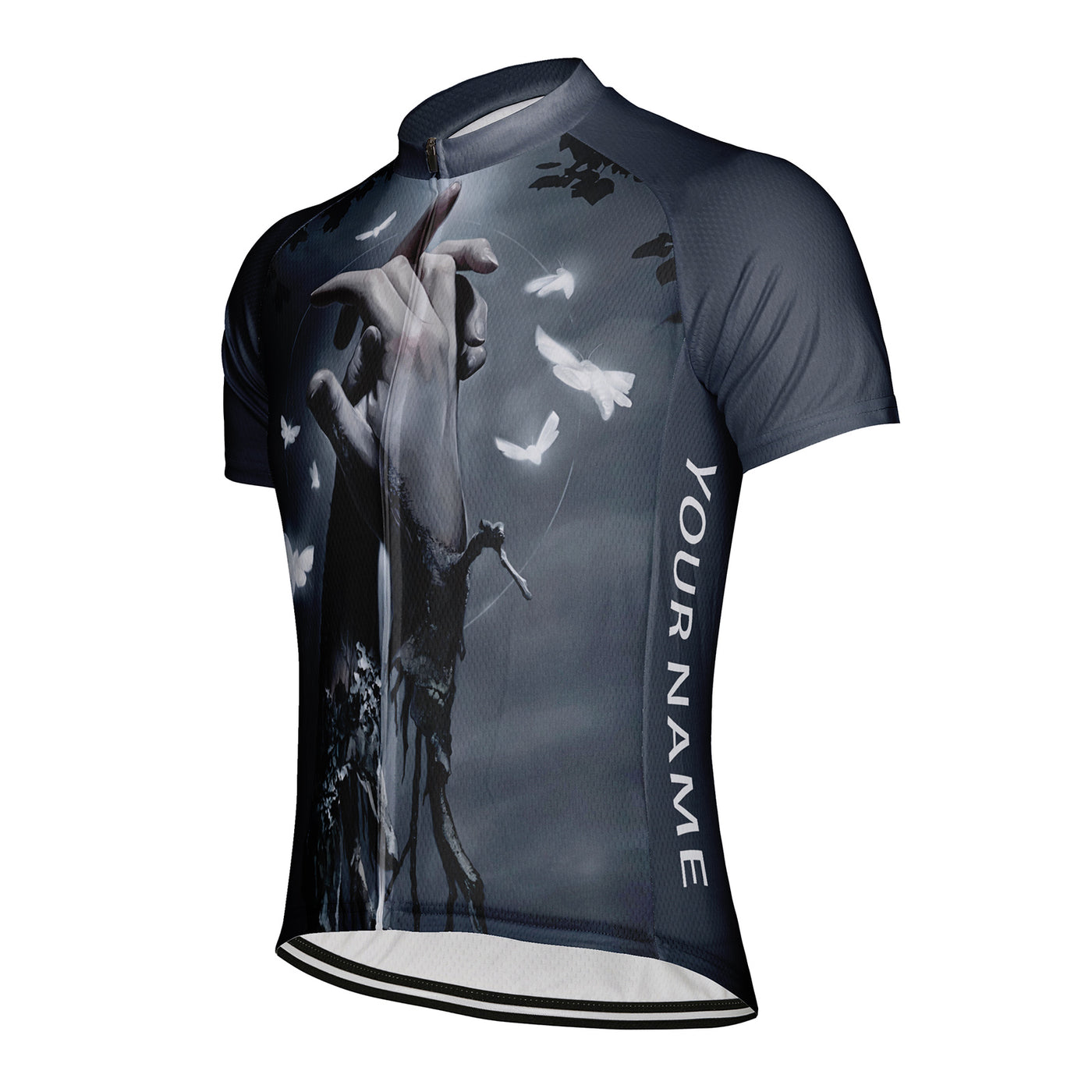 Customized Terrifying Hand In Hand Men's Cycling Jersey Short Sleeve