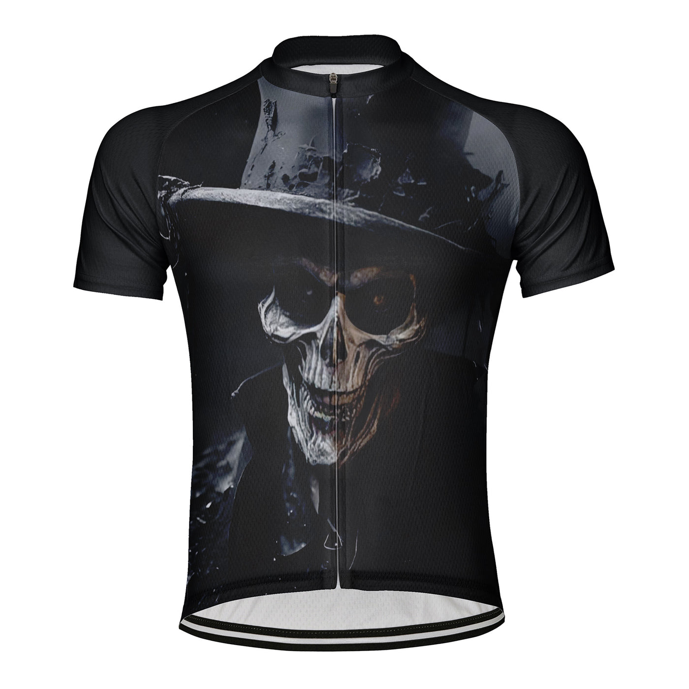 Customized Horror Skeleton Men's Cycling Jersey Short Sleeve