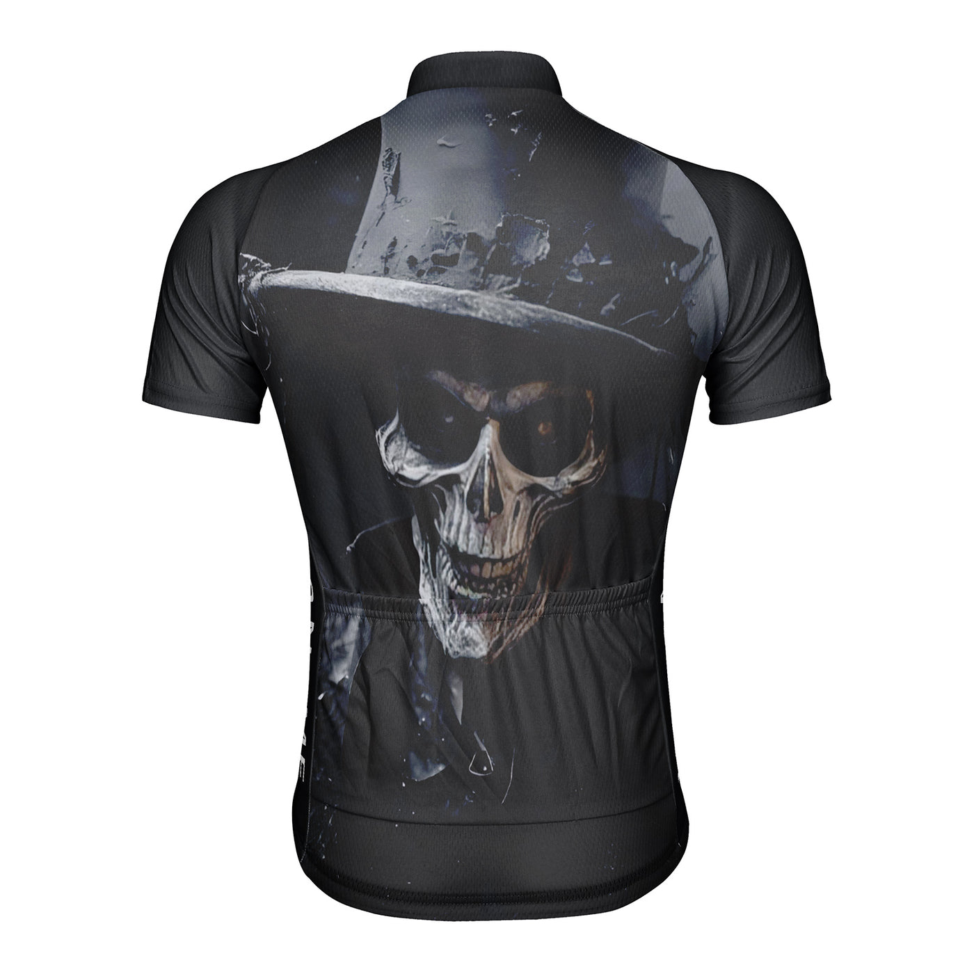 Customized Horror Skeleton Men's Cycling Jersey Short Sleeve