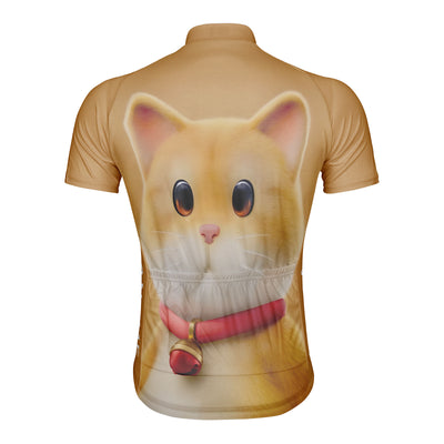 Customized Lucky Cat Men's Cycling Jersey Short Sleeve