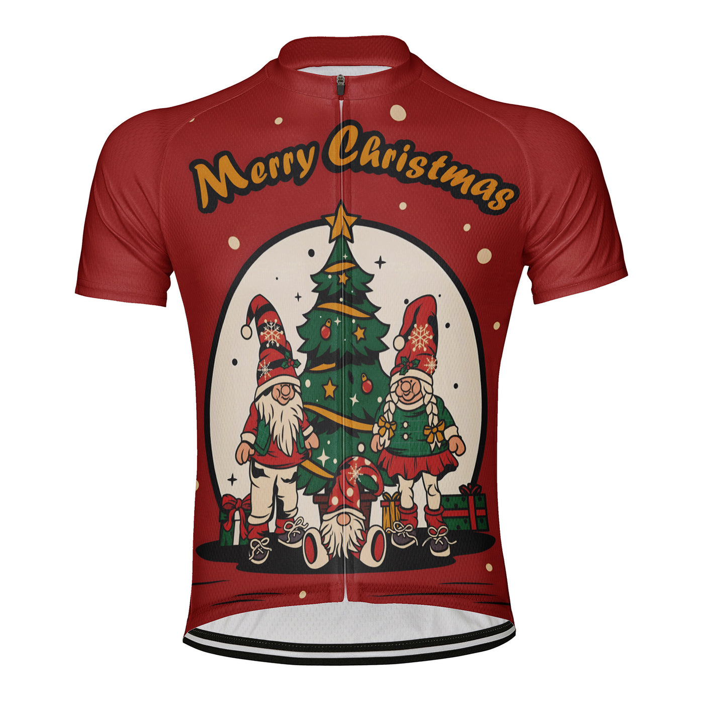 Customized Christmas Men's Cycling Jersey Short Sleeve