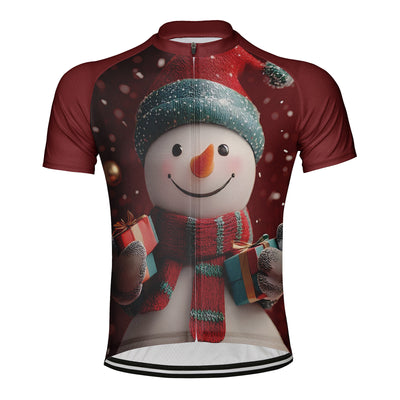 Customized Christmas Men's Cycling Jersey Short Sleeve