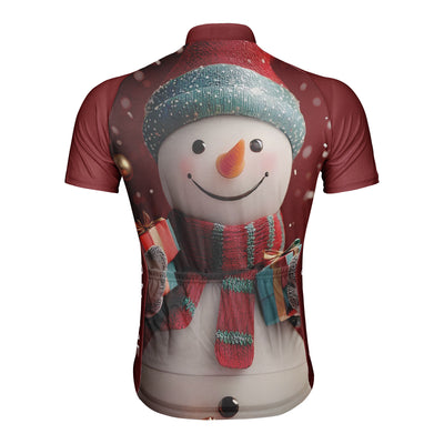 Customized Christmas Men's Cycling Jersey Short Sleeve