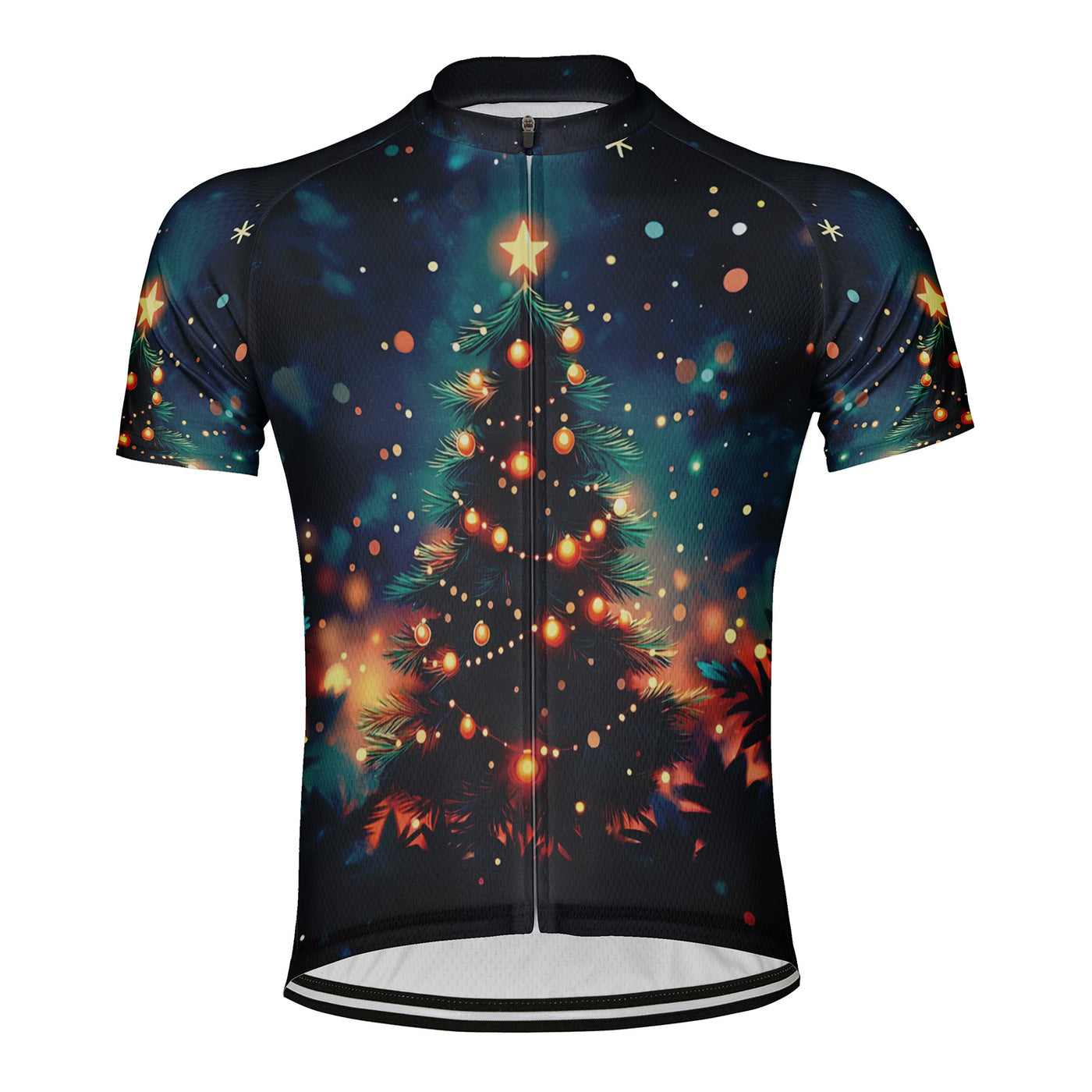 Customized Christmas Men's Cycling Jersey Short Sleeve