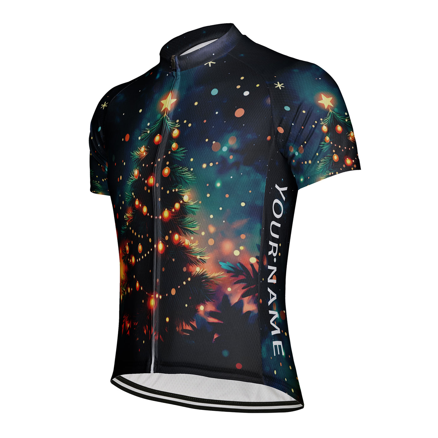 Customized Christmas Men's Cycling Jersey Short Sleeve